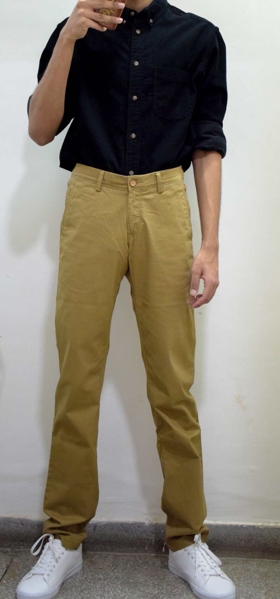 khaki corduroy shirt